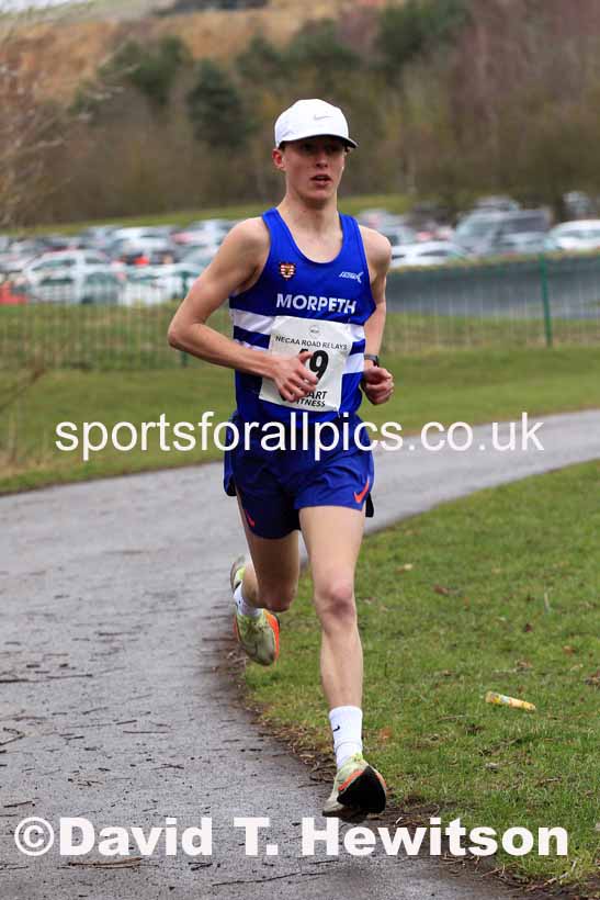 Senior Men and Veterans (Over 40s), 2023 NECAA Royal Signals Relays, Hetton le Hole, County Durham. Photo: David T. Hewitson/Sports for All Pics